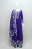 Royal Purple Chikankari Anarkali Suit  Dupatta Women’s Festive Wedding Wear