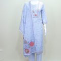 Women’s White Chikankari  Kurta Set with Dupatta Elegant Ethnic Wear for Festive Casual Occasions