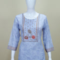 Women’s White Chikankari  Kurta Set with Dupatta Elegant Ethnic Wear for Festive Casual Occasions