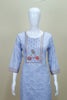 Women’s White Chikankari  Kurta Set with Dupatta Elegant Ethnic Wear for Festive Casual Occasions