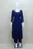 Elegant Navy Blue Kurta Set with Dupatta Women’s Ethnic Wear for Festive Part