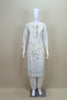 Elegant White Cotton Kurta Set with Embroidery Printed Dupatta Festive