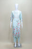 Light Blue Salwar Suit Set Elegant Ethnic Kurta with Pants