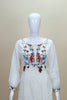 White Cotton Embroidered Kurta Set with Dupatta