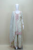 Pastel Green and Pink Embroidered Palazzo Suit with Dupatta