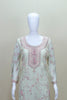 Pastel Green and Pink Embroidered Palazzo Suit with Dupatta