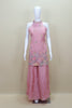 Designer Pink Embroidered Sharara Suit with Dupatta