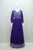 Elegant Purple Embroidered Anarkali Suit with Dupatta