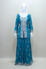 Designer Blue Embroidered Sharara Suit with Dupatta