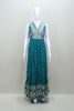 Teal Green Georgette Anarkali Suit Dupatta Party Wear Ethnic Outfit