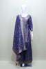 Elegant Purple Banarasi Silk Salwar Suit with Dupatta