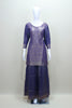 Elegant Purple Banarasi Silk Salwar Suit with Dupatta