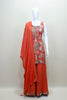 Stylish Orange Palazzo Suit with Embroidered Kurti Dupatta