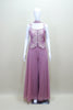 Elegant Lavender Crop Top with Palazzo Set Party Wear