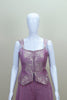 Elegant Lavender Crop Top with Palazzo Set Party Wear