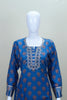Blue Cotton Suit Set with Dupatta Ethnic Kurta Pant Set