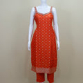 Orange Banarasi Silk Salwar Suit with Dupatta