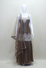 Brown Sharara Suit with Dupatta for Party Wear