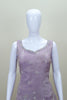 Lavender Embroidered Kurti with Sharara and Dupatta Set for Party Wear