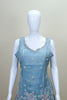 Elegant Sky Blue Silk Anarkali Suit with Dupatta Party Wear
