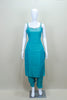 Aqua Blue Silk Salwar Suit Set with Dupatta Elegant Party Wear