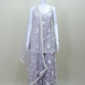 Lavender Sharara Suit with Dupatta Designer Party Wear