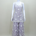 Lavender Sharara Suit with Dupatta Designer Party Wear