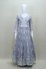 Grey Anarkali Gown with Dupatta Designer Party Wear Ethnic Dress