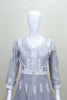 Grey Anarkali Gown with Dupatta Designer Party Wear Ethnic Dress