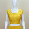 Yellow Palazzo Set Ethnic Party Wear Kurta Jacket with Long Pants
