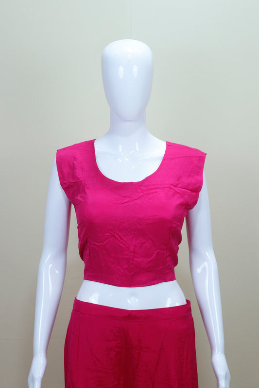 Pink Kaftan Dress Ethnic Party Wear Maxi Gown with Designer Neckline