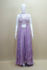 Stylish Lavender Crop Top with Palazzo Set Designer Indo Western Outfit