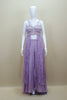 Stylish Lavender Crop Top with Palazzo Set Designer Indo Western Outfit