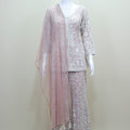 Dusty Pink Palazzo Suit with Dupatta Designer Party 