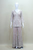 Dusty Pink Palazzo Suit with Dupatta Designer Party