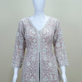 Dusty Pink Palazzo Suit with Dupatta Designer Party