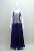 Designer Purple Gown with Dupatta Traditional Indian Outfit