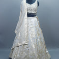 Ivory White Lehenga Choli with Dupatta  Elegant Designer 