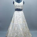 Ivory White Lehenga Choli with Dupatta  Elegant Designer