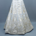Ivory White Lehenga Choli with Dupatta  Elegant Designer