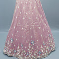 Dusty Pink Lehenga Choli with Dupatta Elegant Party Wear Ensemble