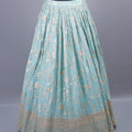 Sea Green Lehenga Choli with Dupatta Designer Party Wear