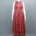Designer Red Anarkali Suit Dupatta Festive Wear