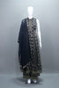 Elegant Black Anarkali Suit Golden Dupatta Party Wear 
