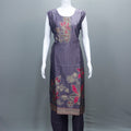 Grey Silk Salwar Suit with Dupatta Elegant Party Wear