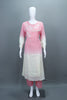 Pink and White Ombre Cotton Salwar Suit Casual Festive Wear