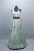 Pastel Green Lehenga Choli with Dupatta Party Wear 