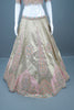 Pastel Pink and Beige Bridal Lehenga Silk Choli with Dupatta