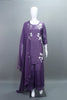  Purple Silk Kurta Set with Palazzo Dupatta Party Wear