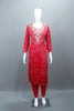 Stylish Red Georgette Salwar Kameez Set with Dupatta